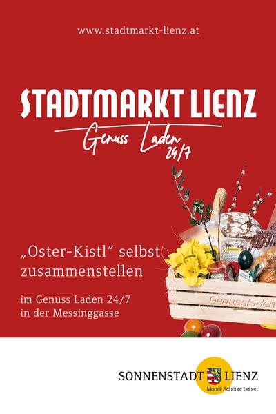 Banner Osterkistl Stadtmarkt Lienz